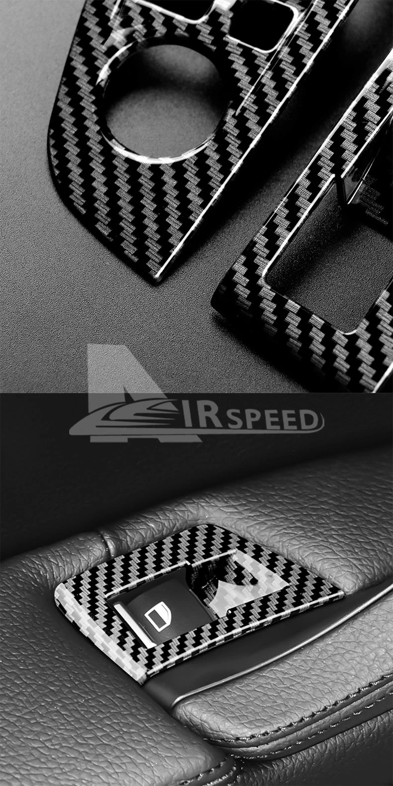 AIRSPEED für BMW F10 F11 520i 523i 525i 528i 530i 5er 2011–2017, hochwertiger ABS-Beifahrertürverkleidungsgriff, LHD RHD – Detail 5