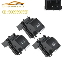 Passenger Side Window Switch Button 5G0959855F 5G0959855L For Seat Tarraco for VW T-Roc Golf Tiguan Touareg Skoda Kodiaq Superb