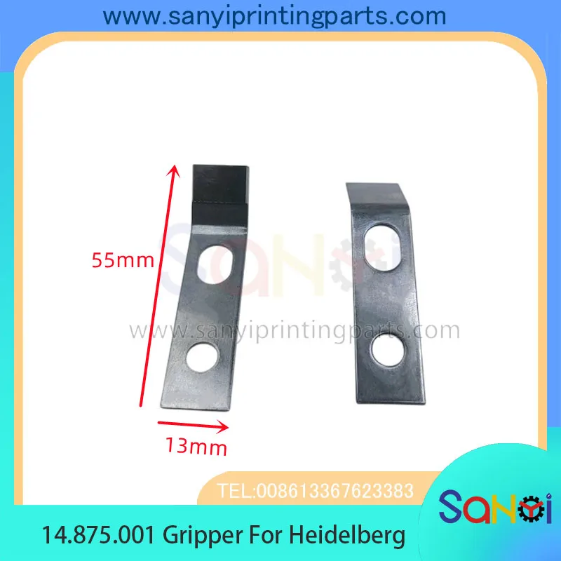 10 Piece/Lot 14.875.001 Gripper Bar For Heidelberg GTO52 SM52 Size 55x13mm Printing Machine Parts