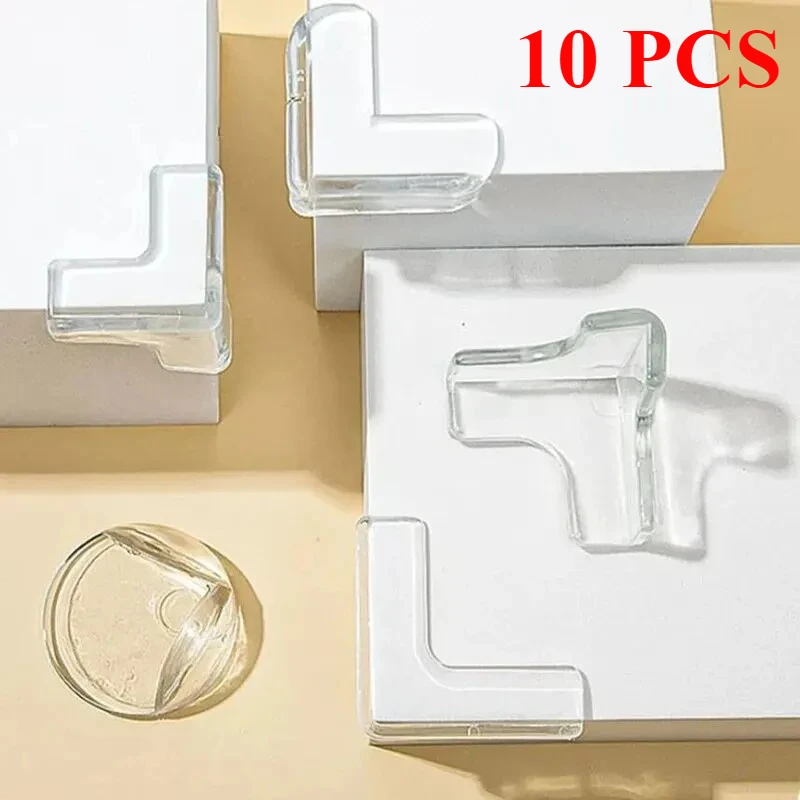 

10 шт., силиконовая защита для детской безопасности, мебель для стола, детский угловой защитный чехол для стола, детские мягкие защита от столкновений