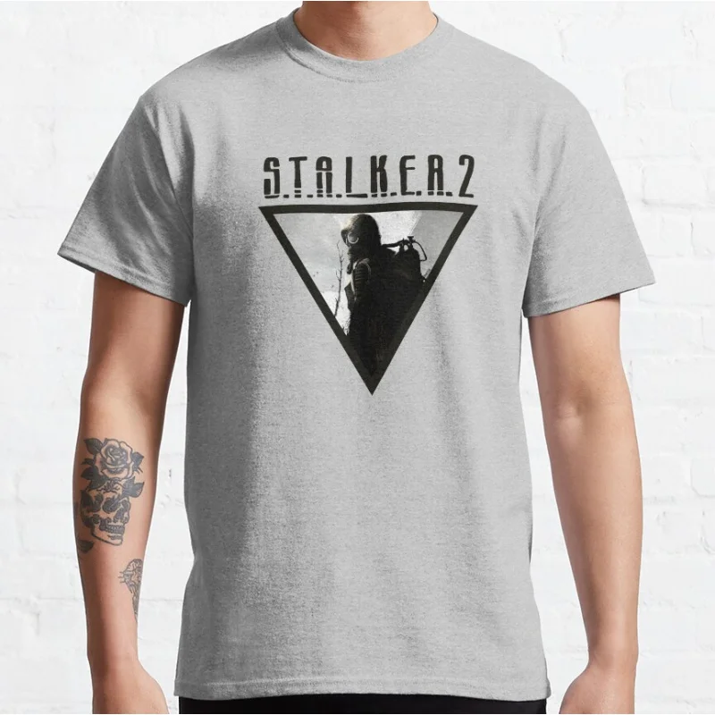 

0214 Stalker 2 gsc game world shadow of chernobyl Danger exclusion zone gift t shirt Ghost City Pripyat Graphic Clothes