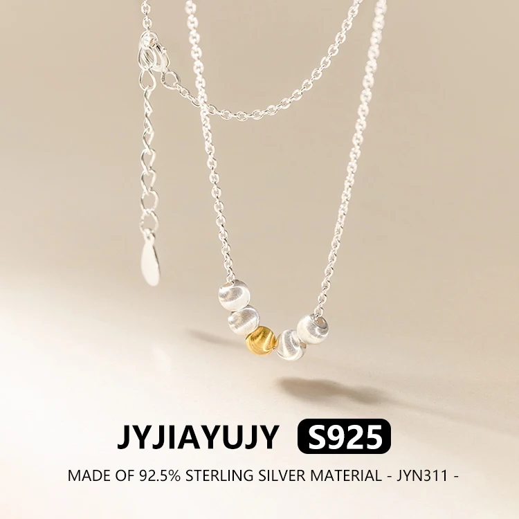 

JYJIAYUJY 100% цельное оригинальное ожерелье из стерлингового серебра S925, в наличии, 4 мм, цветные кошачьи глаза, модная повседневная одежда JYN311