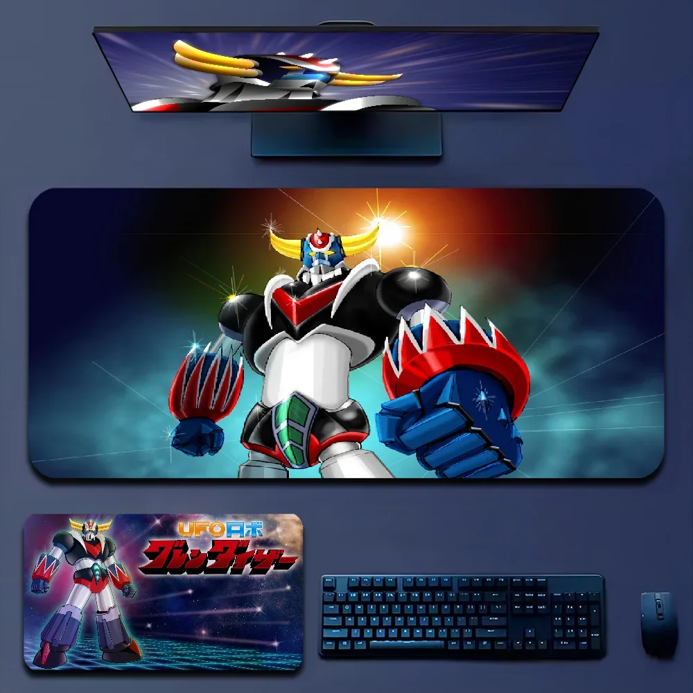 UFO Robot Goldrake Grendizer Sci Fi Anime Anti-Slip PC Gaming Mouse Pad Gamer Desk Mats Keyboard Pad Mause Pad Muismat