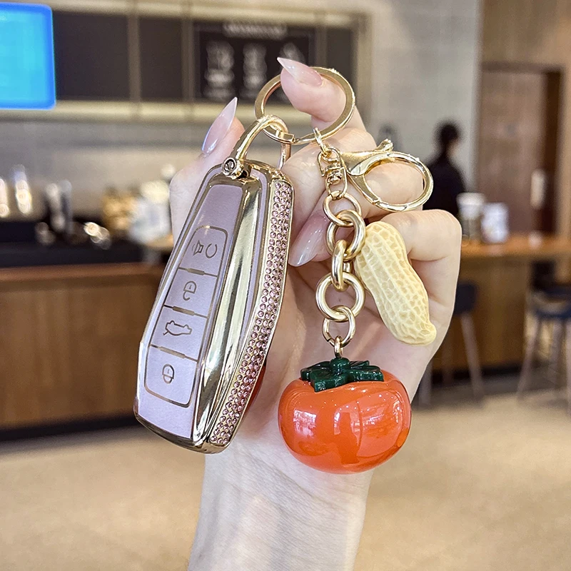 Suitable for Geely Keycase Emgrand gs null Okavango FY11 Preface Car keycover keyshell keychain cars accessories Car key case