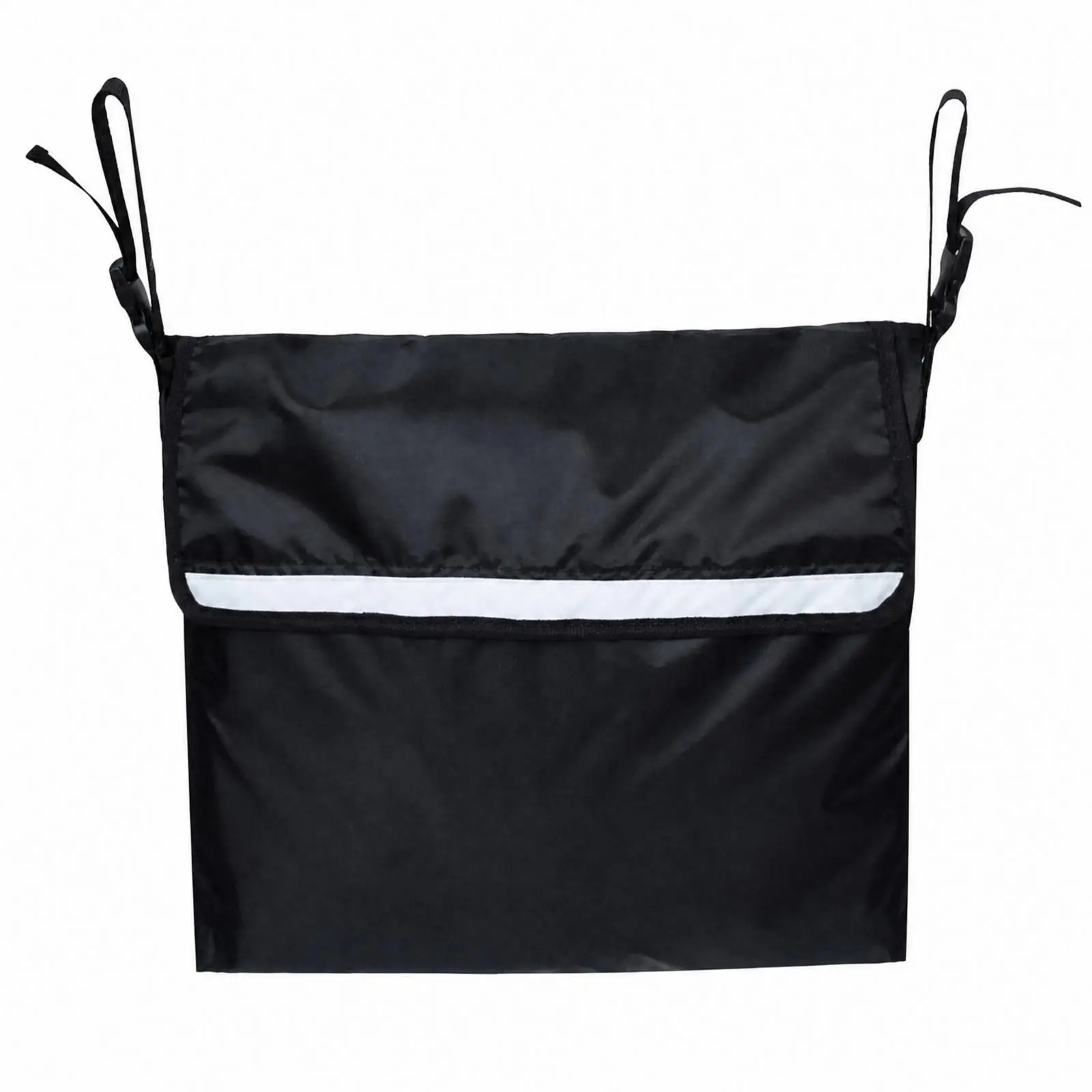 Rear Organizer Bag Waterproof Oxford Cloth Pouch with Reflective Strip for Daily Use