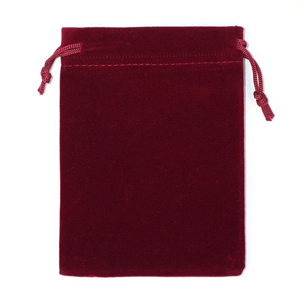 30pcs Gift Pouches Black Velvet Jewellery Wedding Packing Sack Money Bag Drawstring - 2