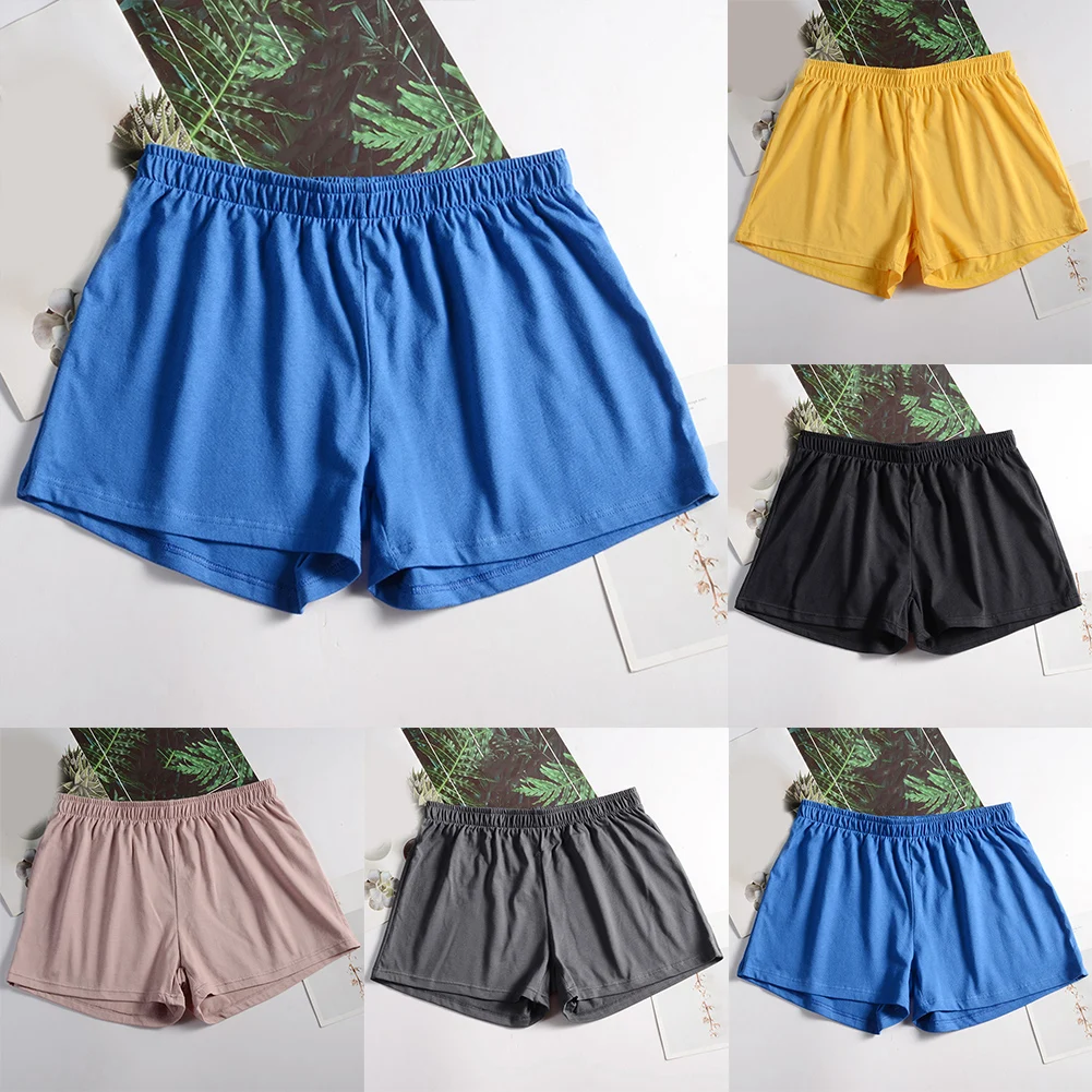 Men Cotton Boxers Large Size Pouch Underwear Middle Waist Trunks Loose Super Soft Briefs Solid Casual Sport Shorts Underpants