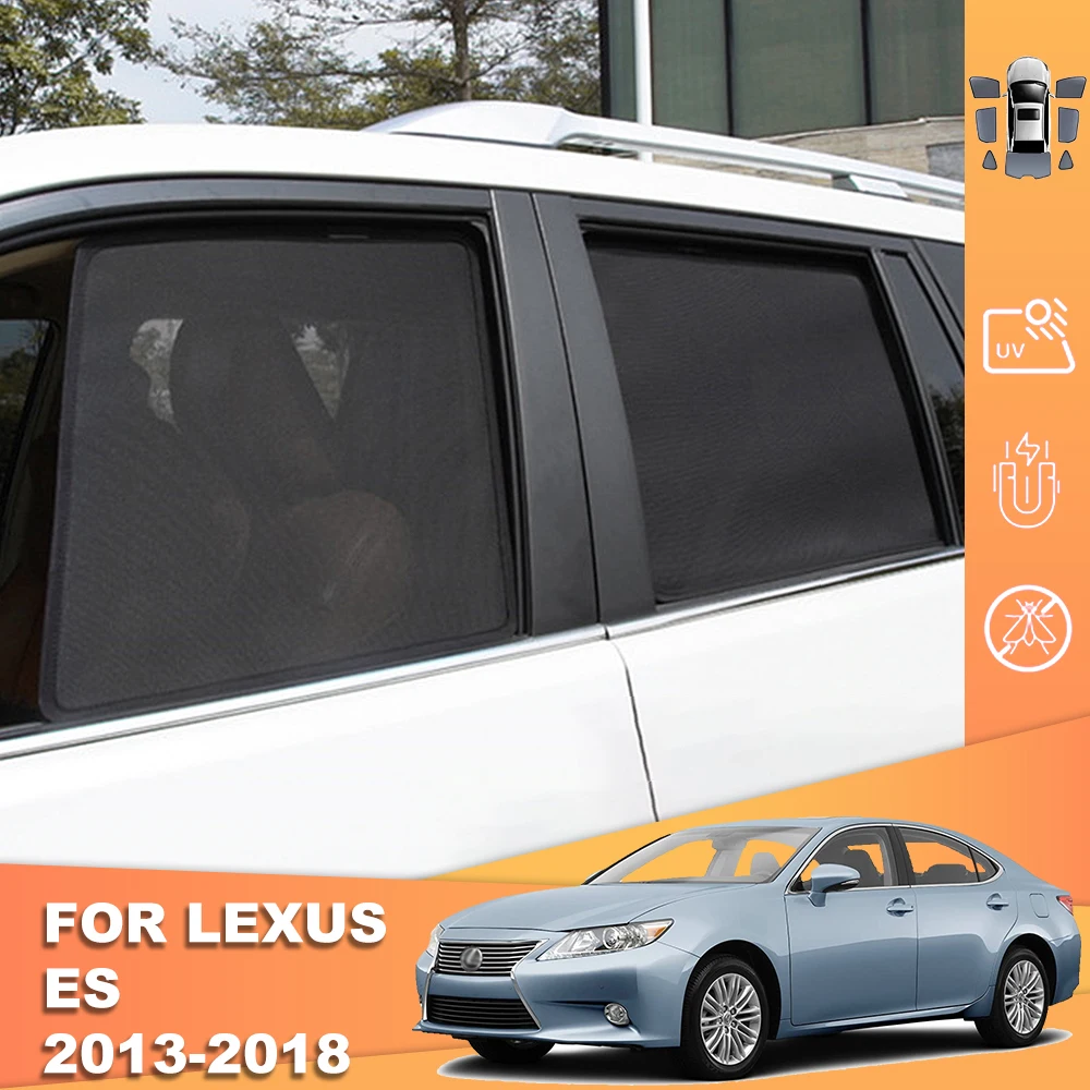 For Lexus ES XV60 250 300H 2012-2018 Magnetic Car Rear Side Baby Window SunShade Shield Front Windshield Curtain Sun shade Visor