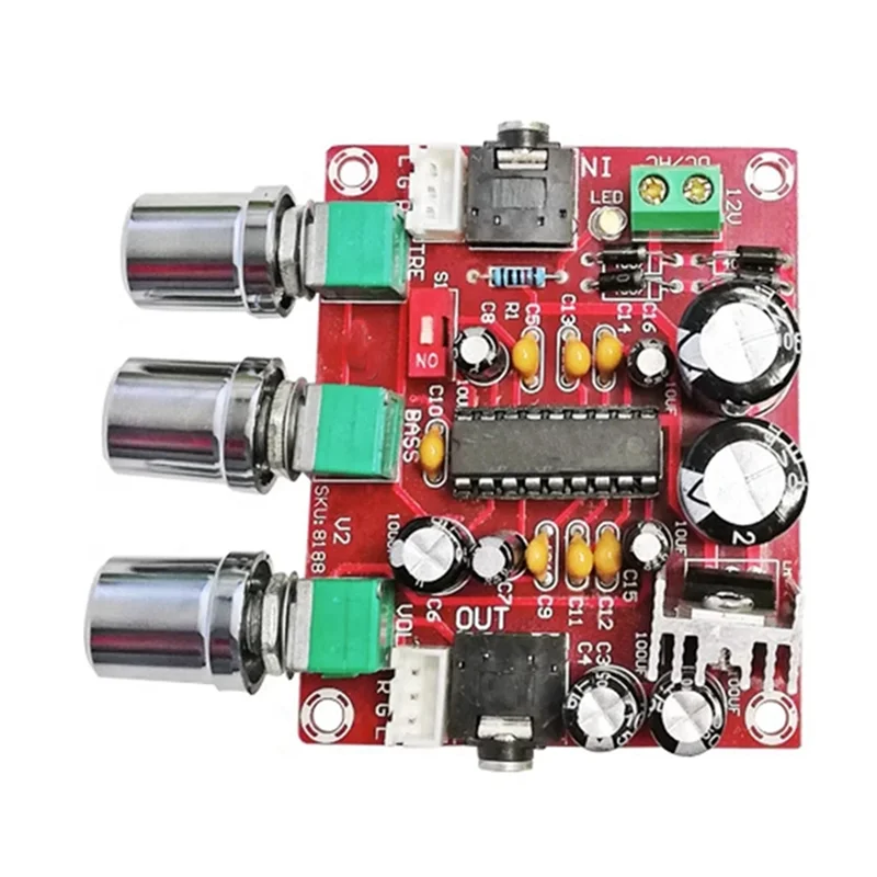 Optimal BBE XR1075 Preamp Tone Board With Treble And Bass Adjustment Audio Equalizer Pre Amplifier For Enhanced Sound Control