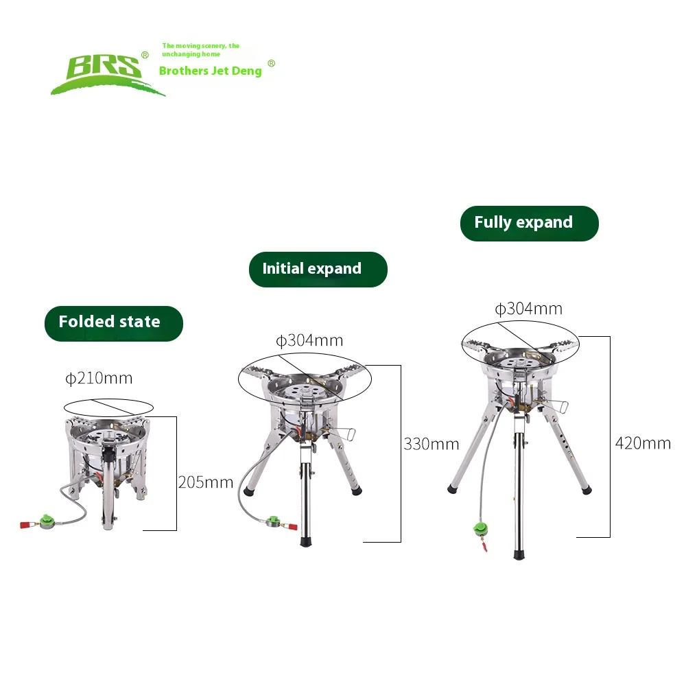 BRS-69 Camping burner high thermal power portable camping stove Portable gas burner Bulin high power burner b16 pro Torch
