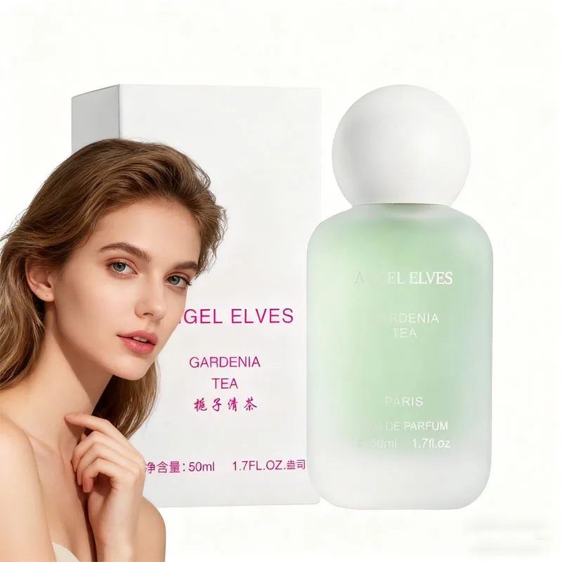 Eau De Toilette Floral De larga duración Bergamota Gardenia Cereza Ambergris Aroma Ángel Elfos Primer Amor Fresa París 50ml Parfum