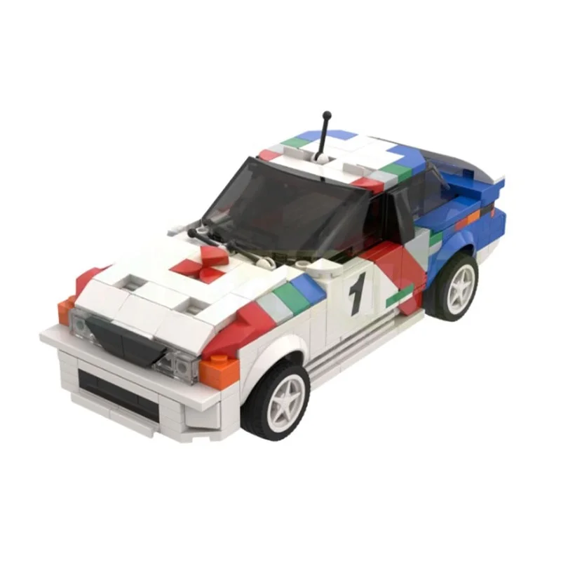 487 قطعة MOC ميتسوبيشي جالانت بانداما رالي نموذج بناء لعبة كتل هدايا عيد الميلاد العمارة فكرة التعليم الطوب الاطفال #3