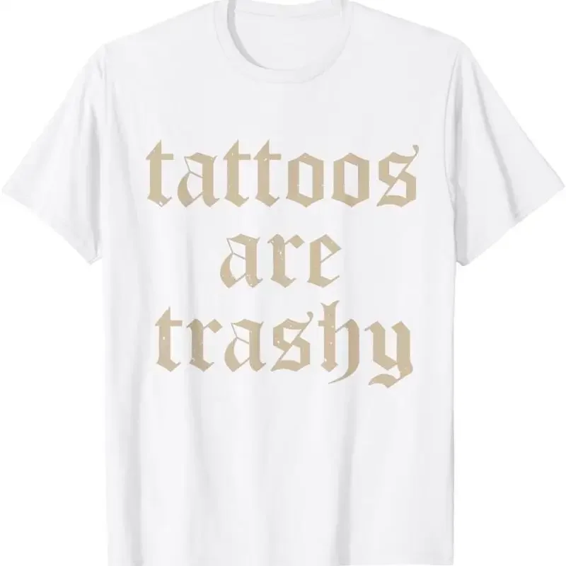 Tattoos sind trashig, deine Mutter auch. Lustiges, tätowiertes Vintage-T-Shirt