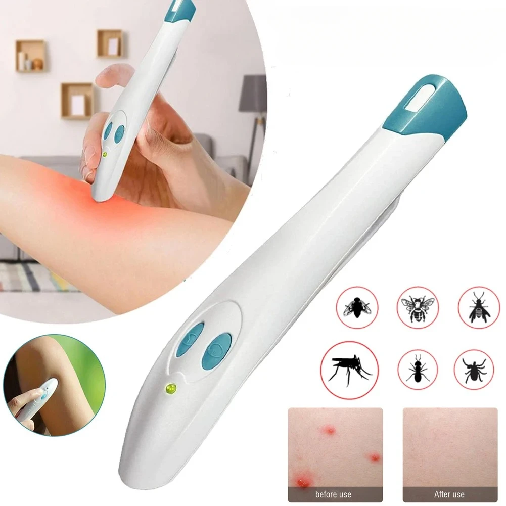 2024 Electronic Mosquito Bite Anti-itch Device Physical Therapy Relieve Burning and Swelling Suitable for Outdoor Camping Travel