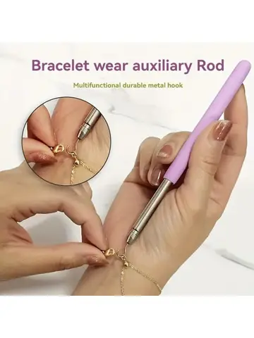 Help Wear Bracelet Tool Partner Jewelry Helper Fastening Aid Quickly Unfasten Hooking Equipment Pliers Clasps Ties Zipper Craft