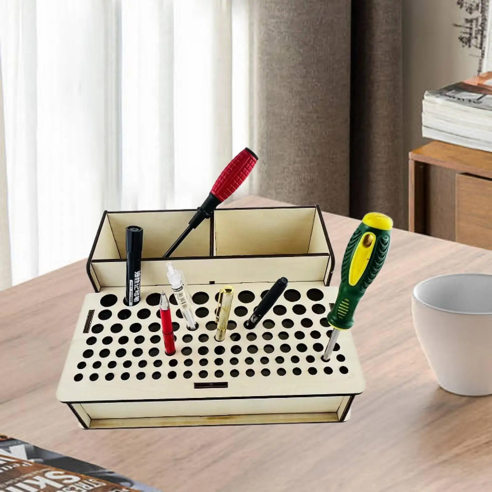 

Leather Craft Tool Holder Parts Box Working Tools Organizer Tool Organizer