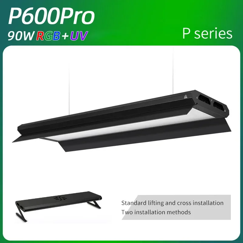 

Week Aqua P Series P600 P900 P1200 PRO And Shade Aquarium LED Light, RGB Landscaping Lamp, App Control, Adjustable Height