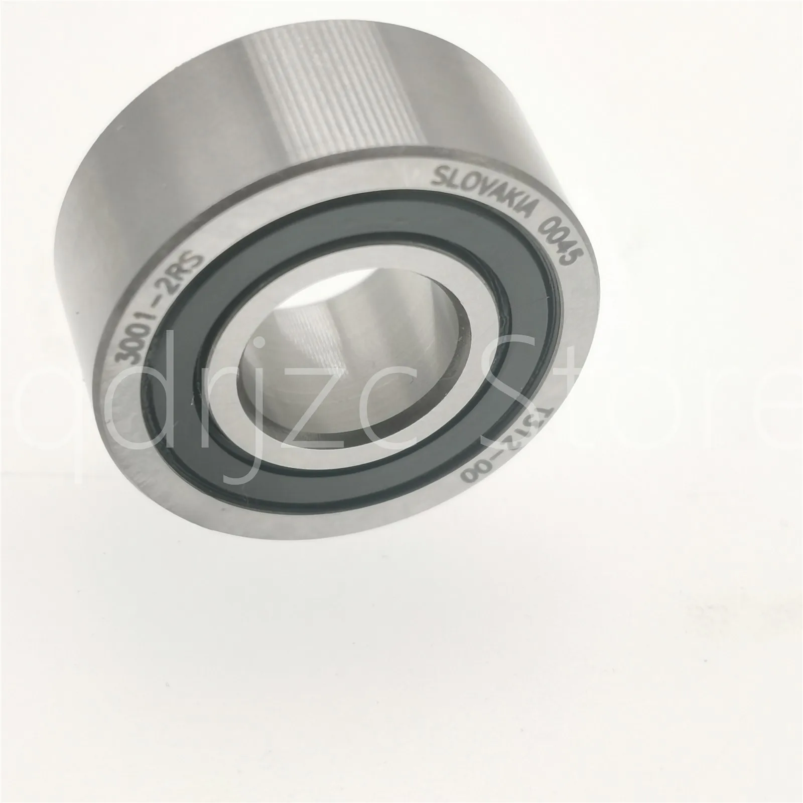 miniature double row angular contact ball bearing 3001-2RS inner diameter 12mm outer diameter 28mm thickness 12mm