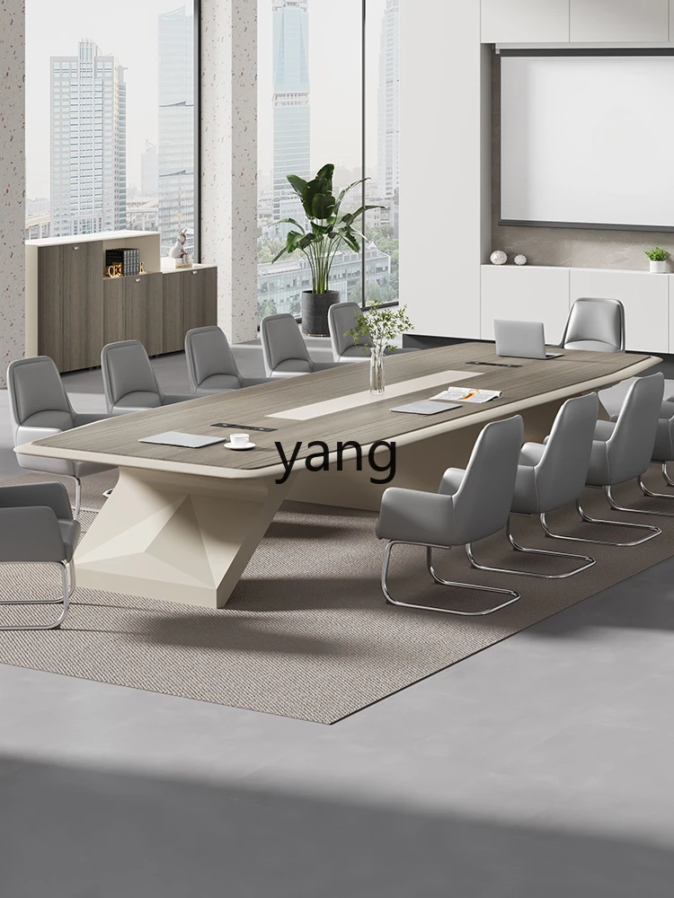 LMM Large Conference Table Simple Modern Conference Room High-End Table Long Table