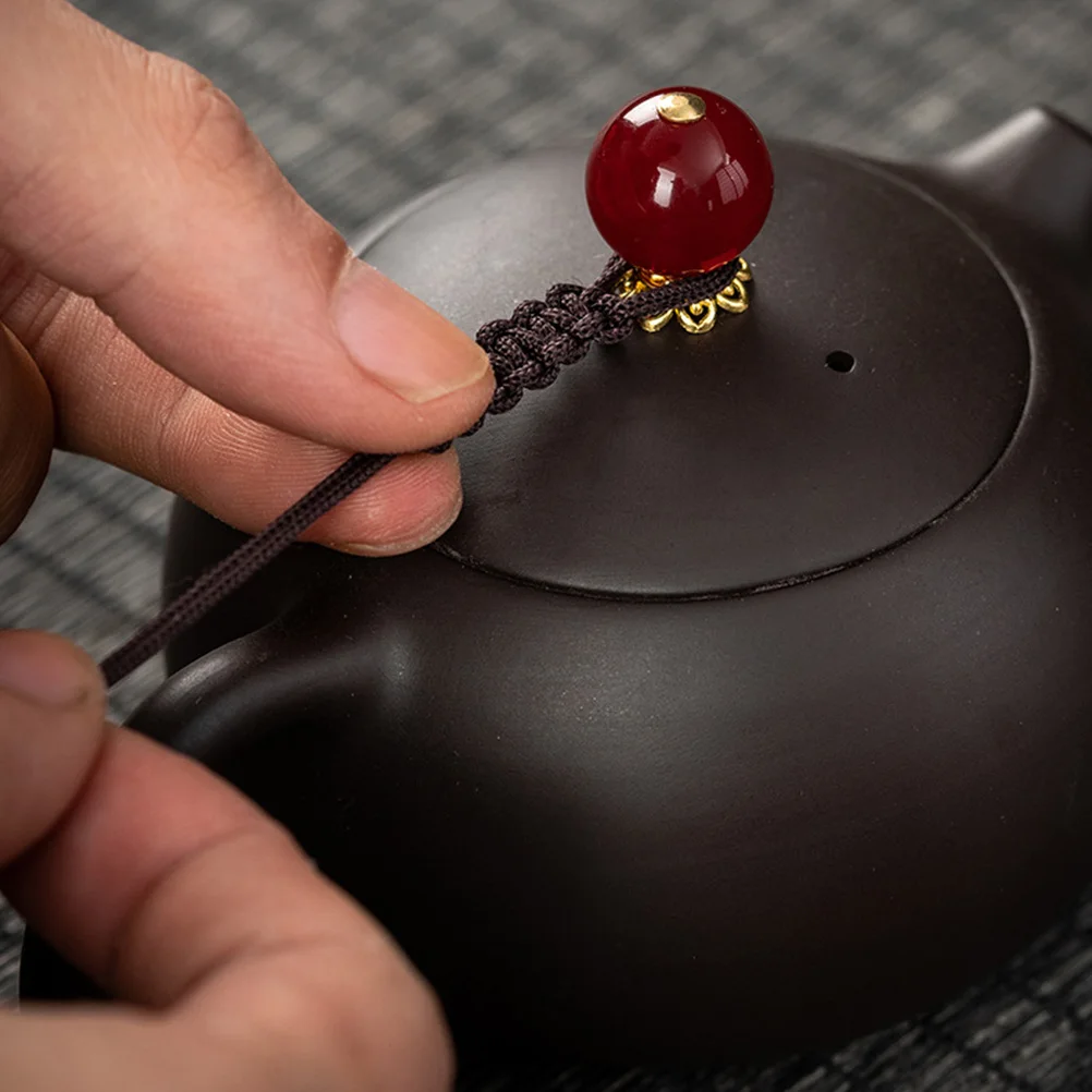 

100Pcs Teapot Protection Rope Heat-Resistant Kettle Handle Lid Grip Replacement Household Accessory Teapot Handle Rope