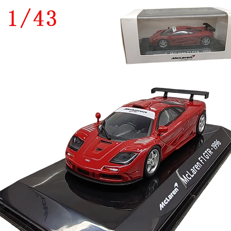 

Литой под давлением масштаб 1/43, красный McLaren F1 GTR 1996, модель автомобиля из сплава McLaren, модель автомобиля, игрушки для мальчиков, подарок, коллекционная