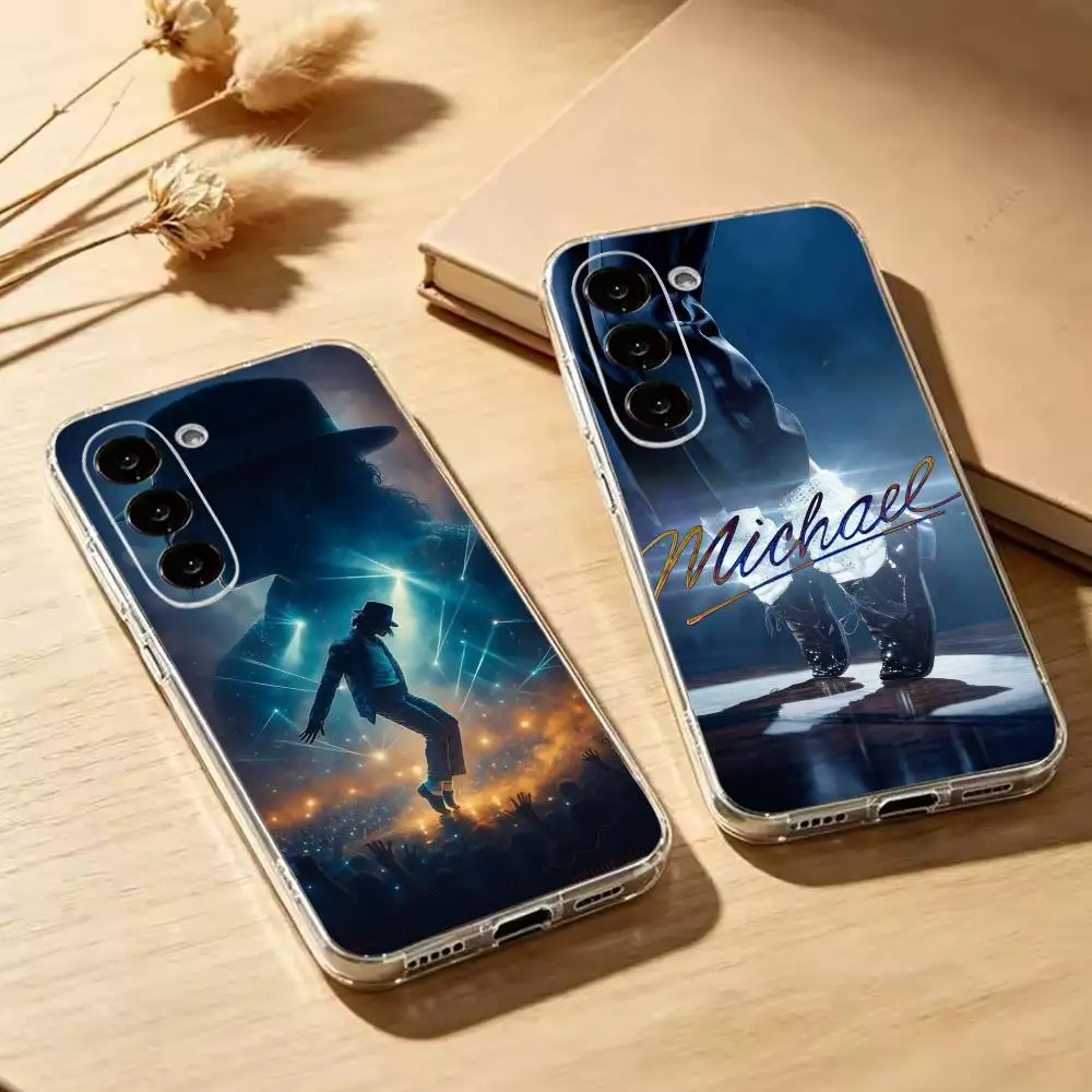 King of Pop M-Michael Jackson   Phone Case Silicone Soft for Samsung Galaxy A73,A72,A71,A70,A53,A52,A51Cover
