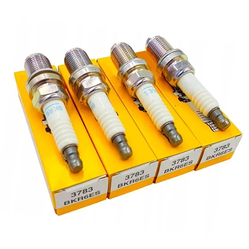

4/6PCS 3783 BKR6ES Spark Plug for Peugeot 106 206 306 405 Expert Renault Laguna Megane Scenic Skoda Favorit Volvo S90 V70 Fiat