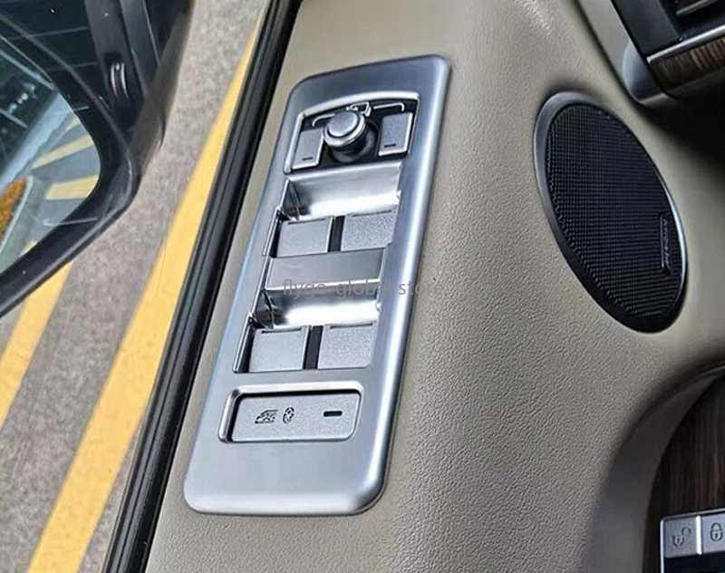 

Подходит для Range Rover Sport 14-17, новый Discovery, 5-литровая оконная кнопка, рамка, аксессуары для модификации интерьера, нашивка