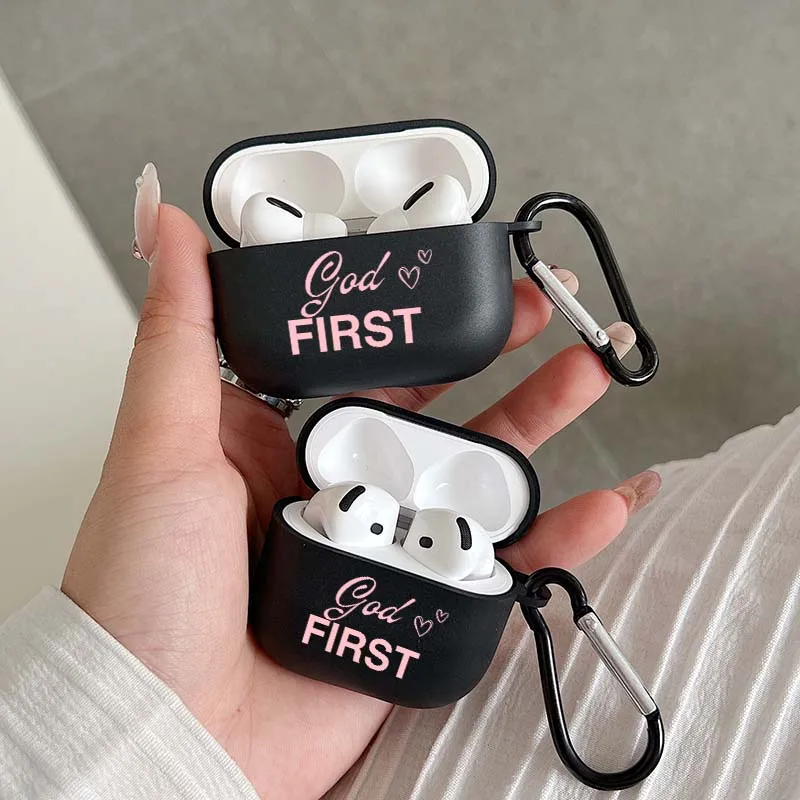 Faith-Inspired Case for AirPods 1 2 3 4 Pro 2 and Pro TPU Earphone Protective Cover Perfect Christian Gift for Men and Women