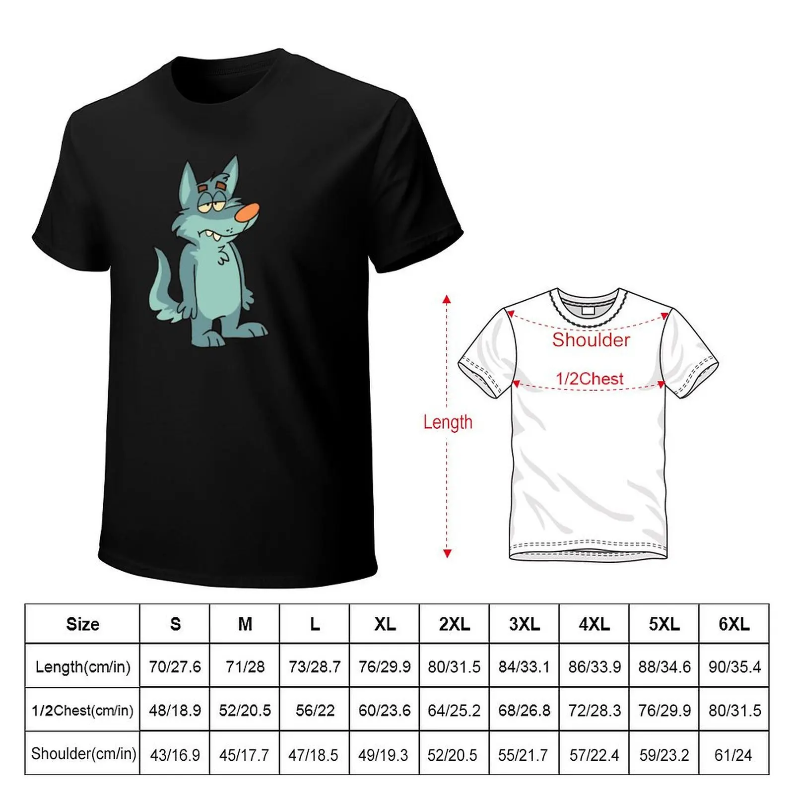 Excited Wolf T-Shirt Lightweight Hiking T-Shirt