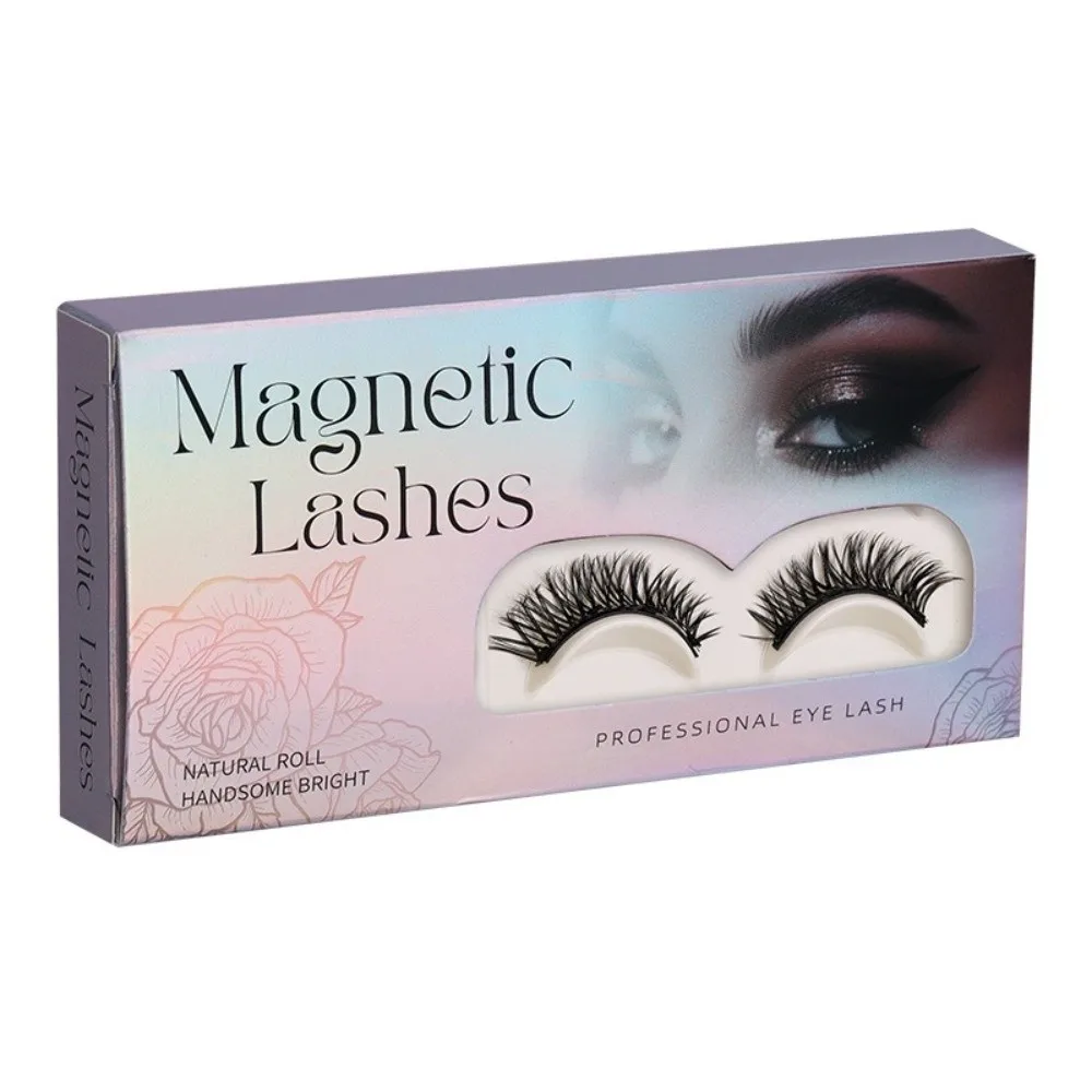 Hot No Glue Needed Magnetic Lashes With Applicator Natural Look Magnetic Eyelashes Reusable Fluffy False Eyelashes Daily Wear