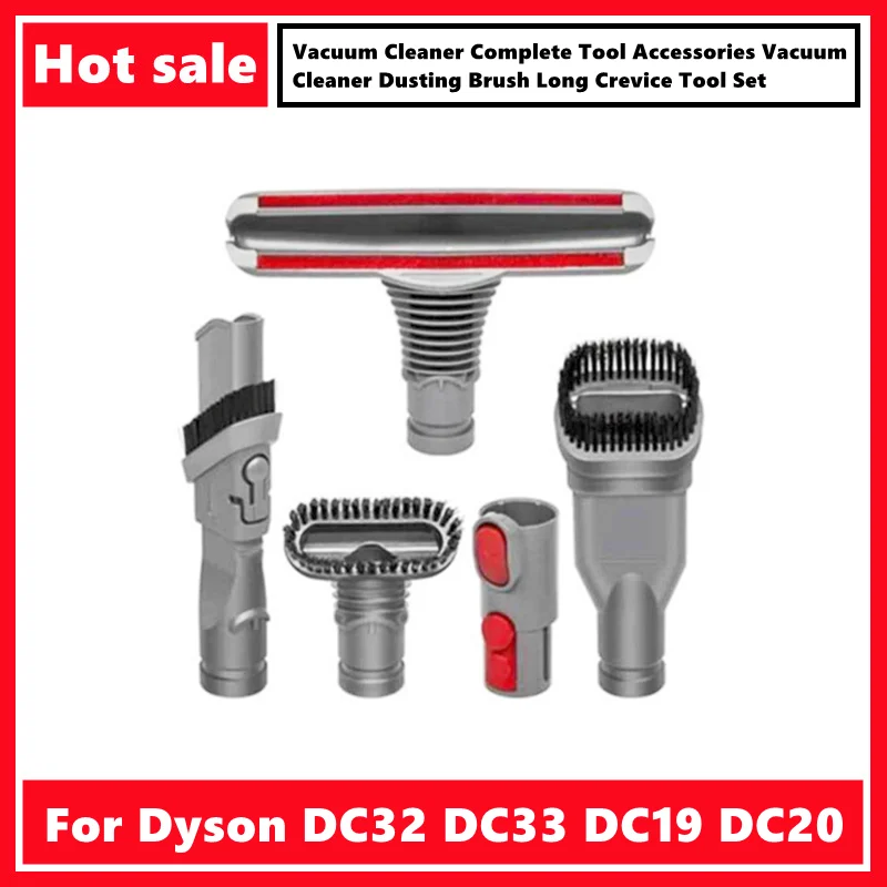 For Dyson DC32 DC33 DC19 DC20 Vacuum Cleaner Complete Tool Accessories Vacuum Cleaner Dusting Brush Long Crevice Tool Set