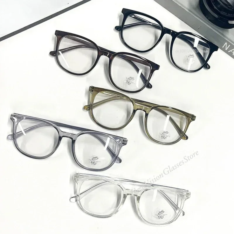 

New Retro Ultra-light Glasses Anti-blue Light Flat Glasses Female Fashion Exquisite Casual Transparent Frame Flat Light Glasses