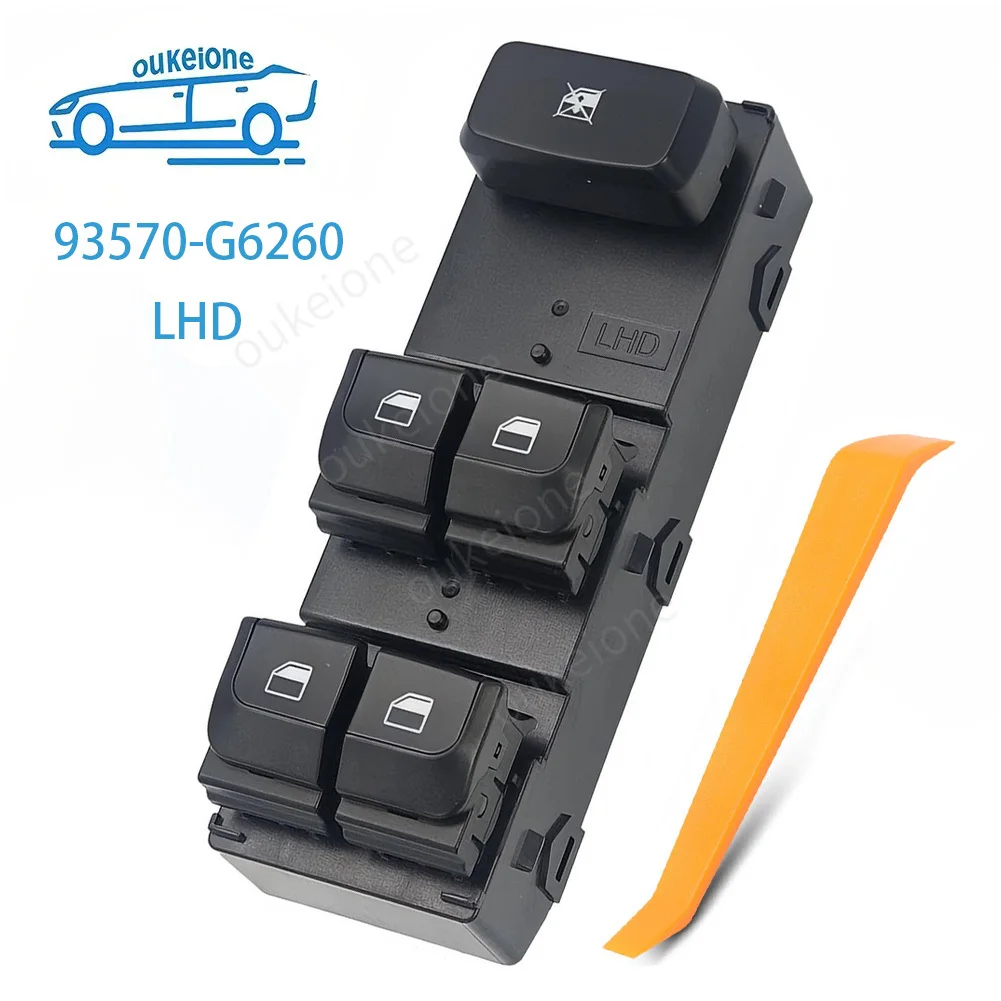 

For Kia Picanto 2018 2019 2020-2023 Electric Power Master Window Switch Glass Lifter Control Button 93570-G6260 Car Accessories