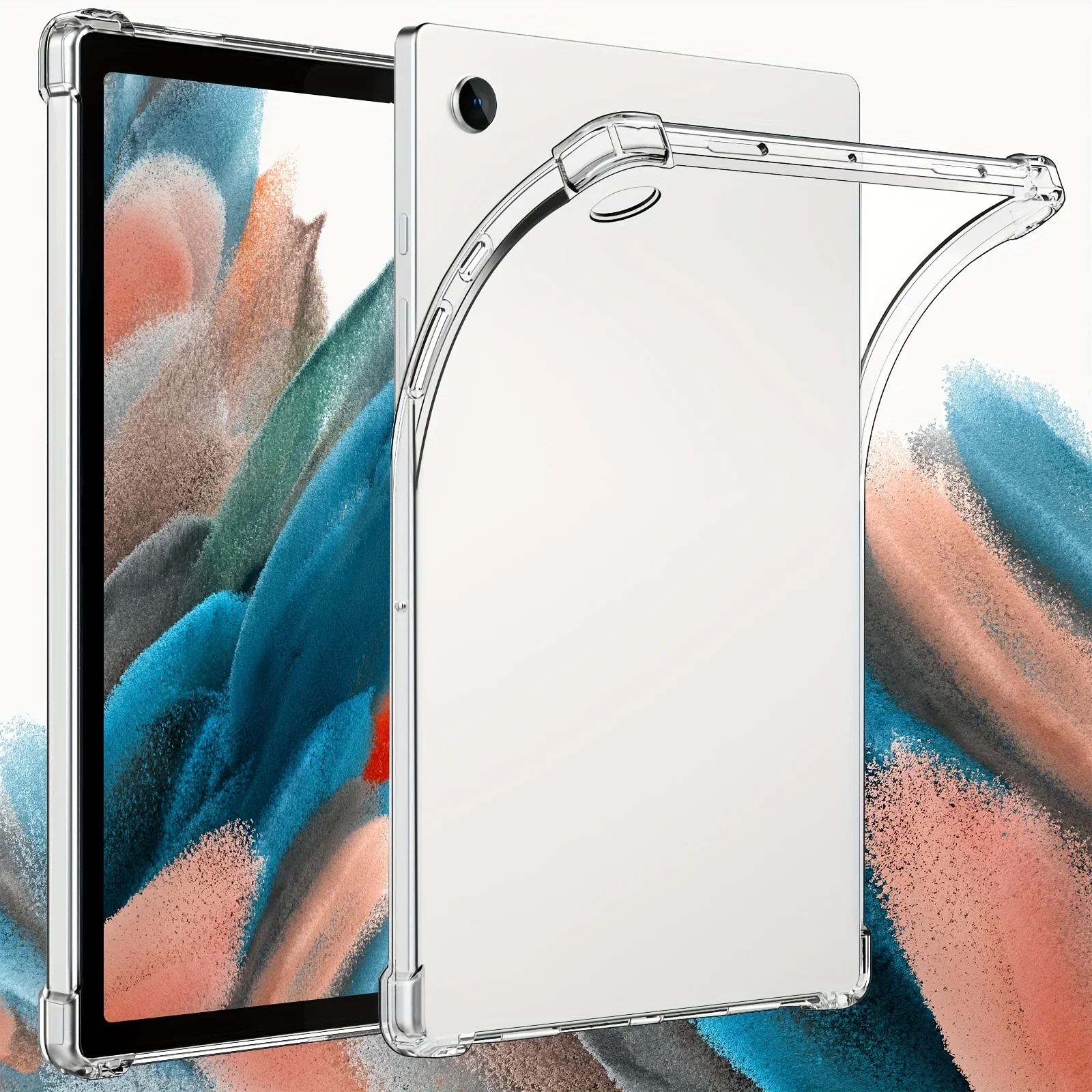 

TPU Case for Samsung Galaxy Tab A8 10.5, A7 10.4, A9 8.7, A9 Plus 11, S6 Lite 10.4, S7 S8 S9 11, S9 FE 10.9, Shockproof Cover