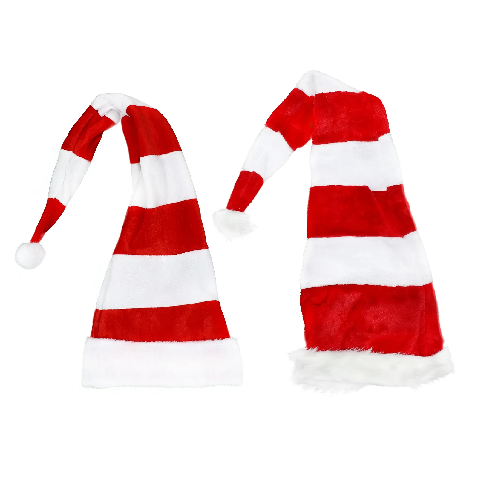 

2 Pcs Christmas Funny Hat Party Ball Decoration Festive Headwear Ornaments Beanie Wrought Iron Child