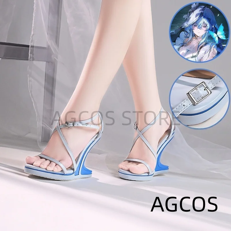 AGCOS Wuthering Waves The Shorekeeper Cosplay Shoes