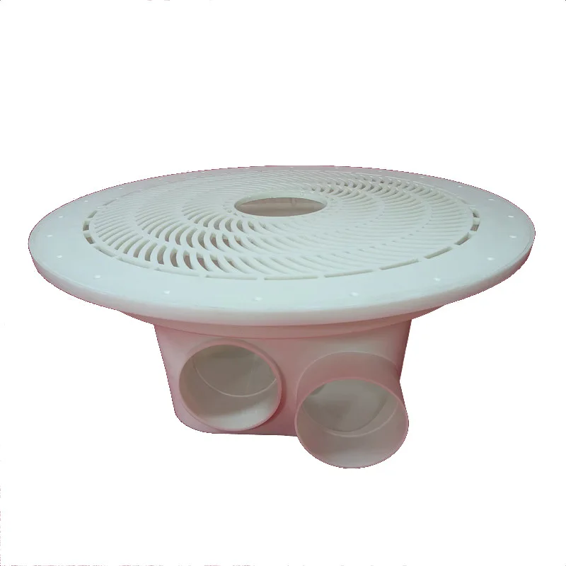 F004 Double-row Large Fish Toilet Fish Pond Filter Sewage Outlet New Canvas Water Tank Sewage Bucket