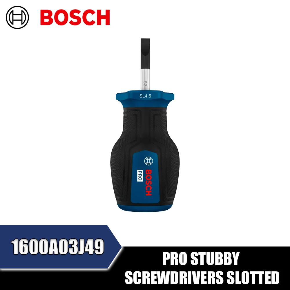 BOSCH 1600A039TL 1600A03J49 1600A039TM 1600A039TN PRO Stubby Screwdrivers Slotted Hand Tools
