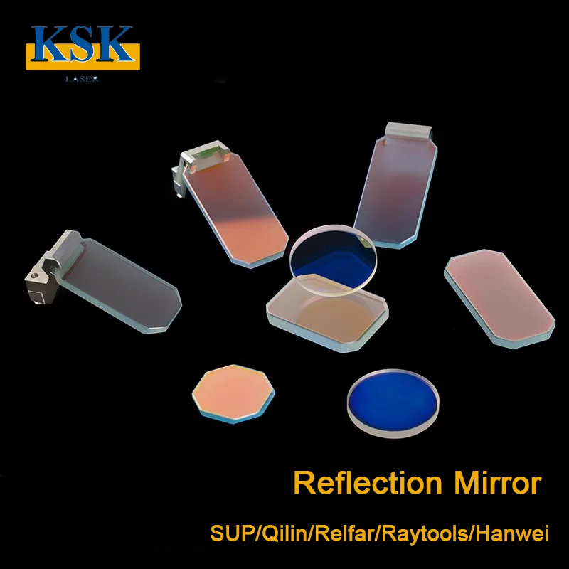 Original Laser Reflective Lens Reflection Mirrors15.2*15.2*1.6mm For SUP/Qilin/Raytools/Relfar/HW Fiber Laser Welding Head Gun
