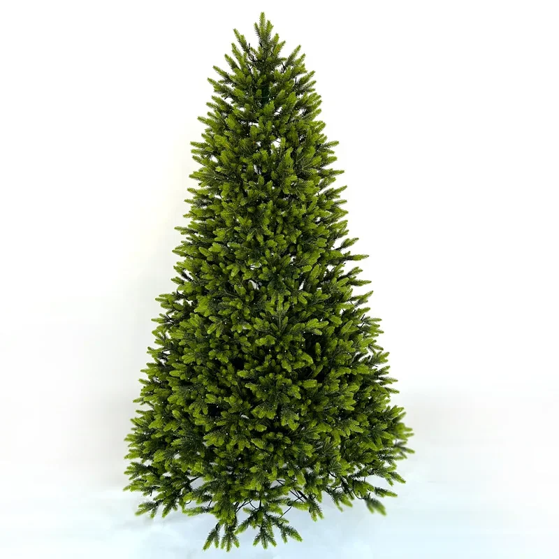 Pure PE Christmas tree environmentally friendly luxury encrypted Christmas tree lights flocking Christmas decorations