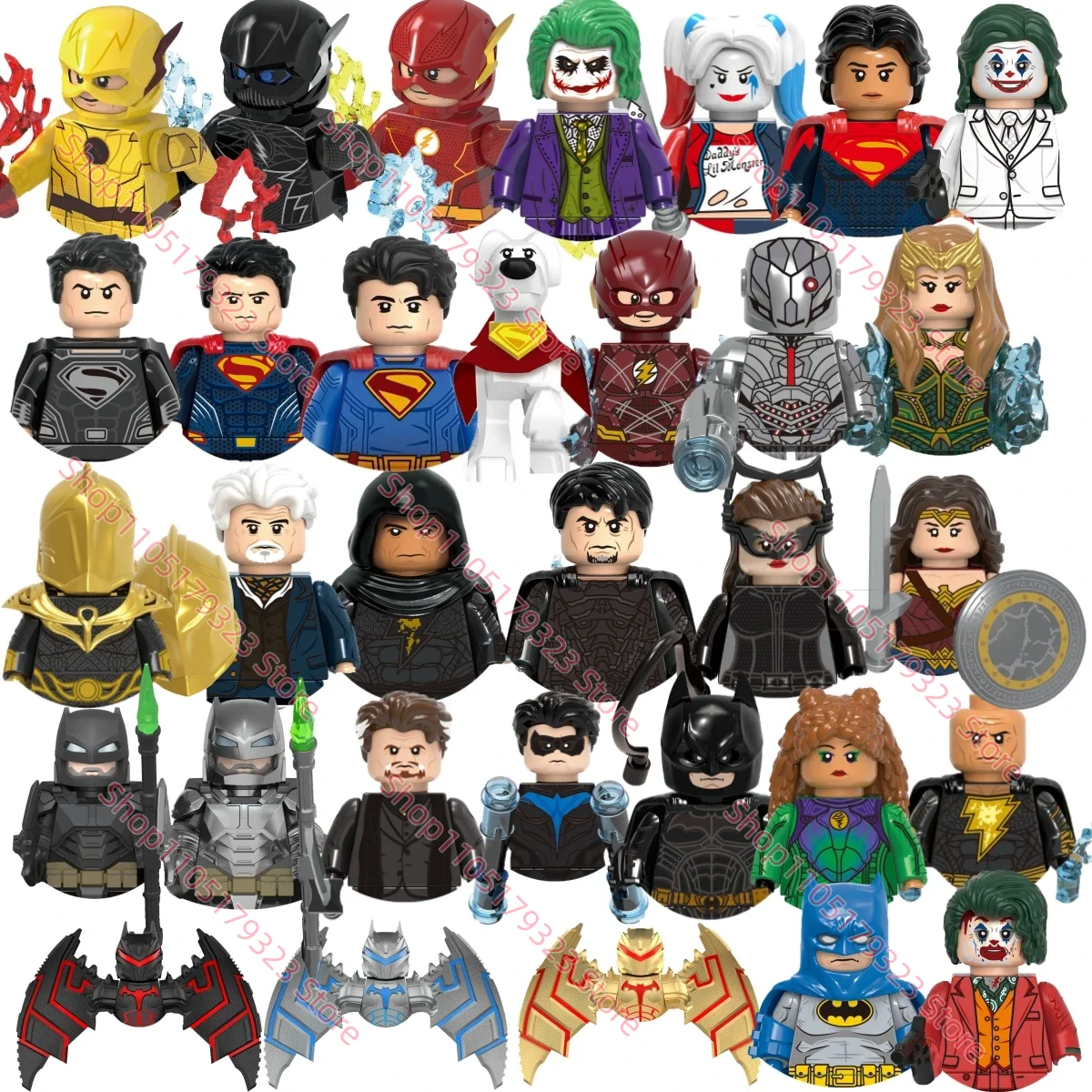 

Super Hero dolls building block Mini action figure building blocks classic movie doll models children's toys boy gifts