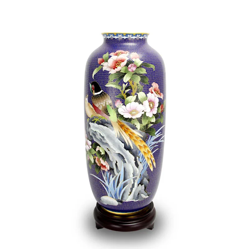 Tea Vase, Cloisonne Crafts, Cloisonne Enamel Crafts Ornament