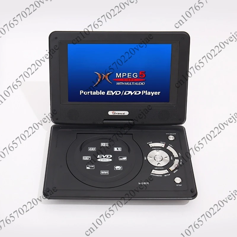 

11,8-дюймовый удобный DVD-плеер с 9-дюймовым экраном, небольшой встроенный плеер HD для ТВ-игр