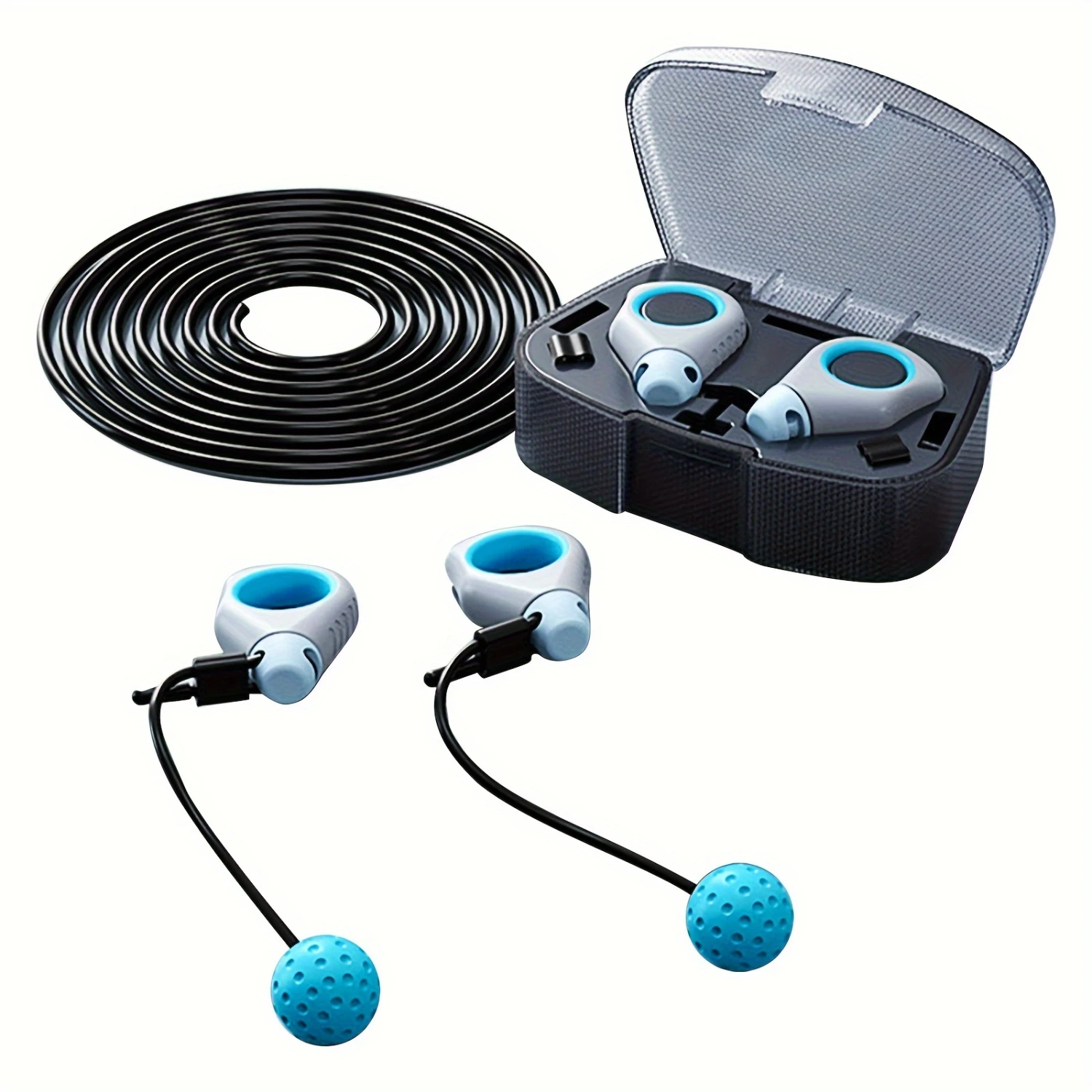 Zweck Fingerspitzen Griff Daumen Sport Seil Springseil Seillose Sport Seil Einstellbare Cordless Springseil Griff Springseil Jump Ro