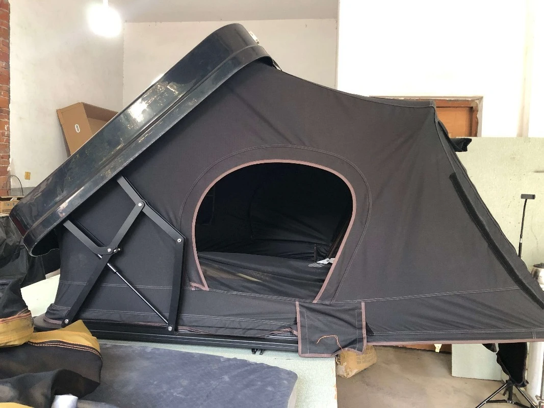 New Model 4-6 Person Hard Shell Rooftop Camping Tent with Ladder Accessory for Car Roof Top Tents - view 5