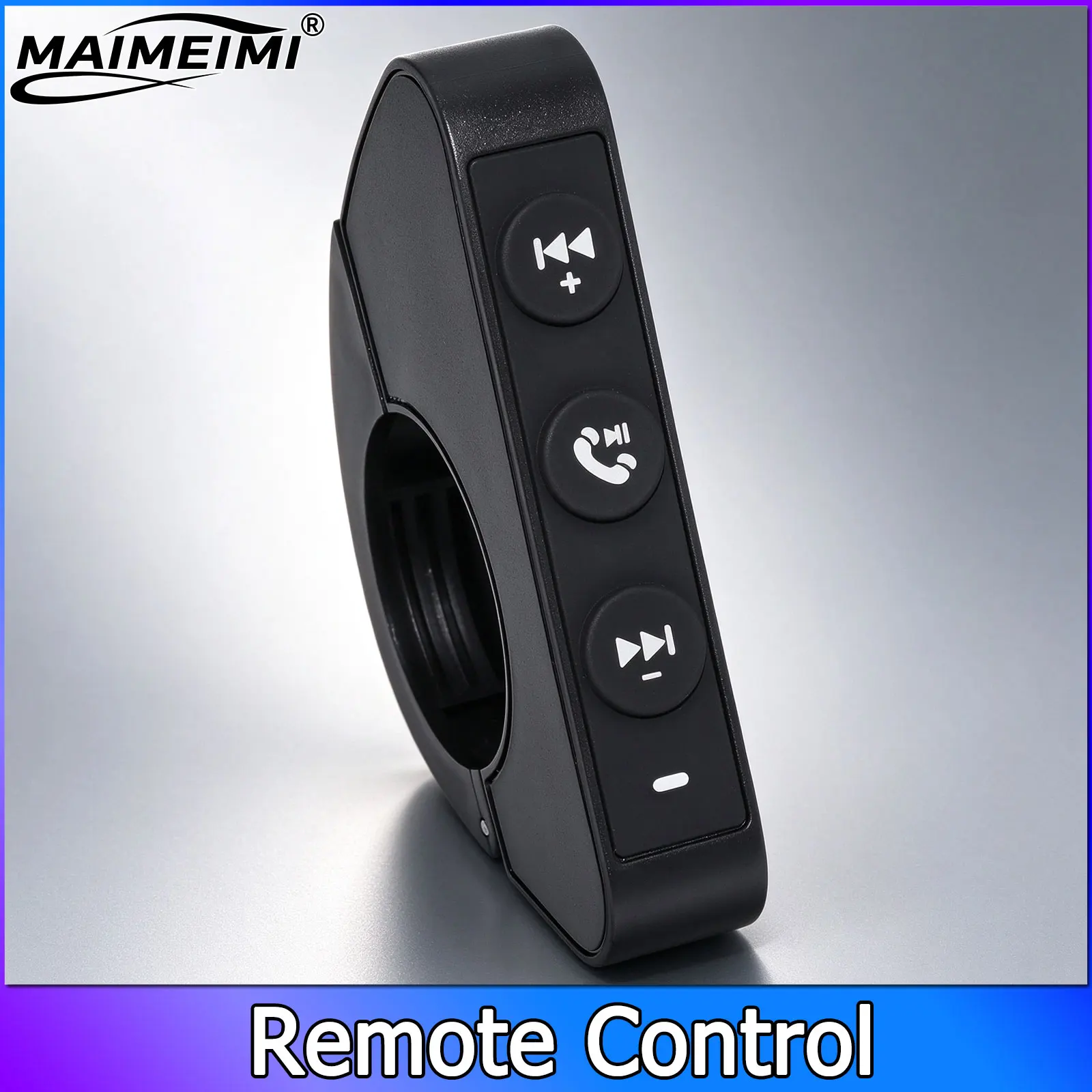  Bluetooth-compatible Motorcycle Handlebar Remote Control Media Controller for Music Volume Handsfree Call Motorbike Switch