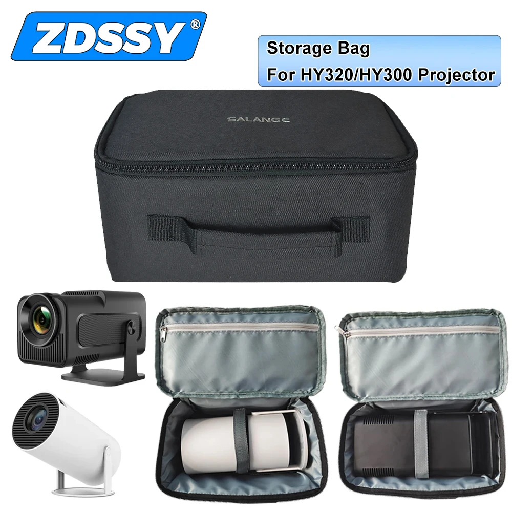 ZDSSY Storage Case Travel Carry Projector Bag for The Freestyle Zipper Protector Carrying Bags for HY300 Projector