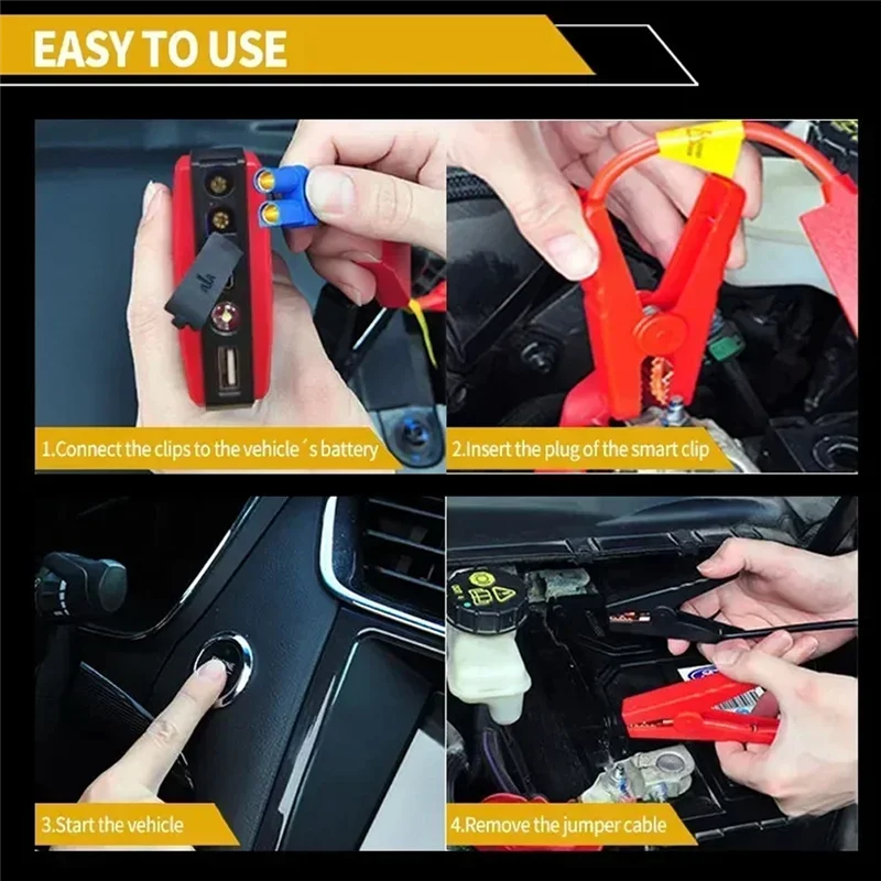 Jump Starter Power Bank 20000Mah - A86G-20000Mah Portable Car Battery Jump Starter
