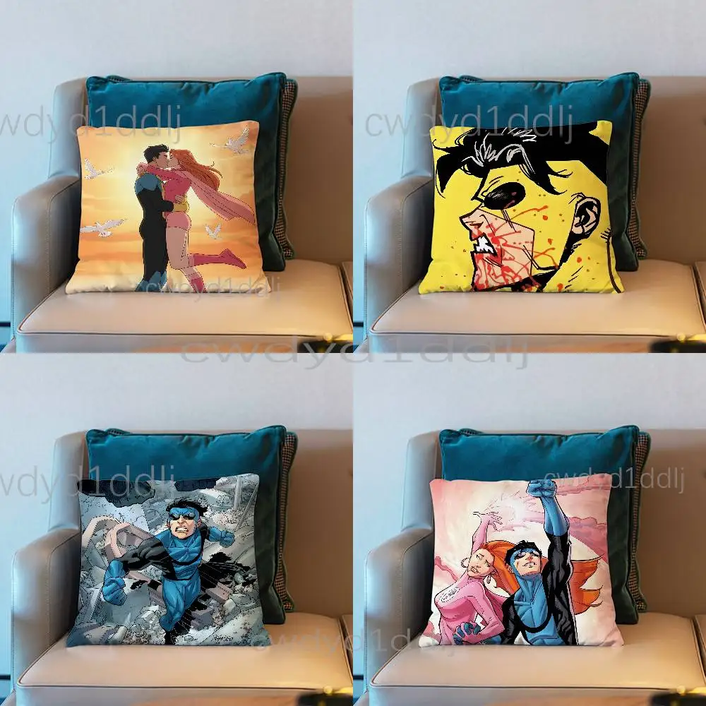 

Super Hero I-Invincible Pillow Case Cover Square Sofa With For Pattern Comfortable Cushion suitable Of Room